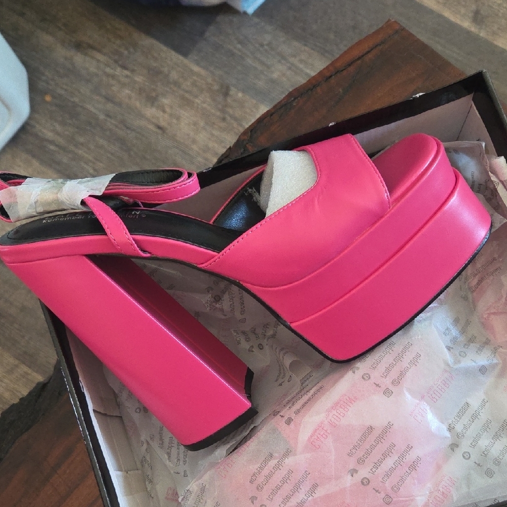 Pink Platform Heels